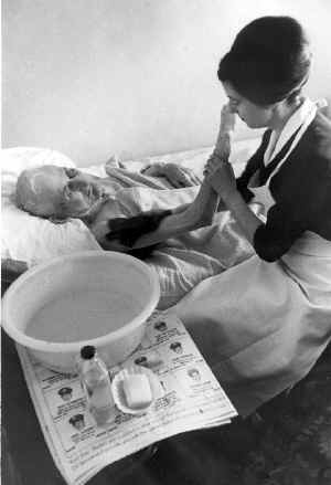 Visiting Nurse and Old Man